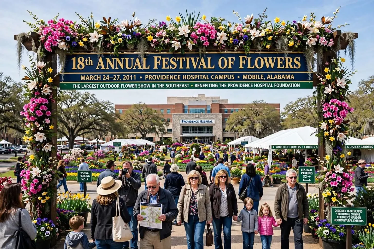 Illustration for the news story: 18th Annual Festival of Flowers Brings Grand Floral Spectacle to Mobile