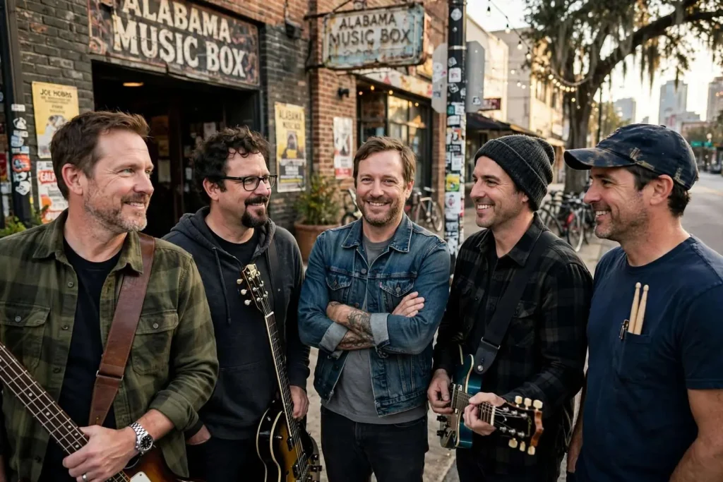 Illustration for the news story: The Tiles Reunite in Mobile: Willis Garrett on the Band’s Return and New Project The Suzies