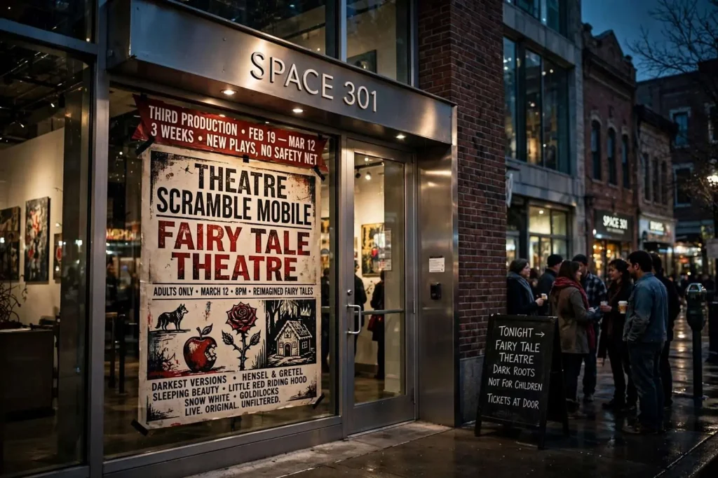 Illustration for the news story: Theatre Scramble Mobile Brought Reimagined Fairy Tales to Life at Space 301