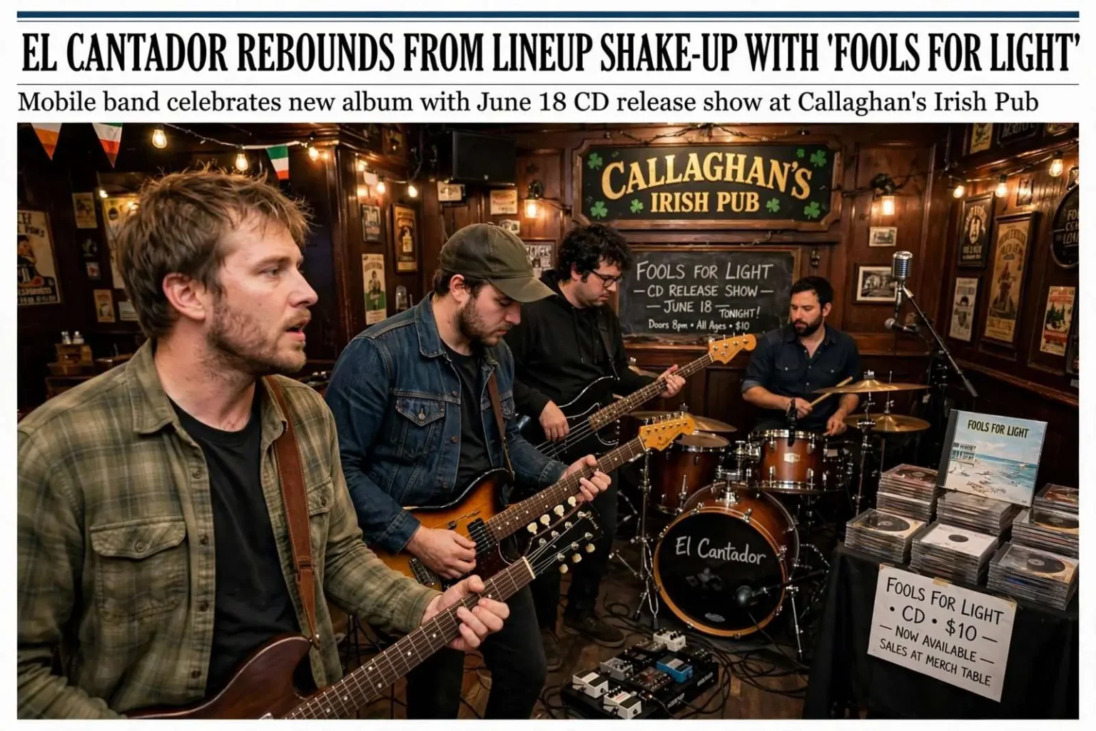 Illustration for the news story: El Cantador Rebounds From Lineup Shake-Up With Fools for Light, Celebrates at Callaghan’s