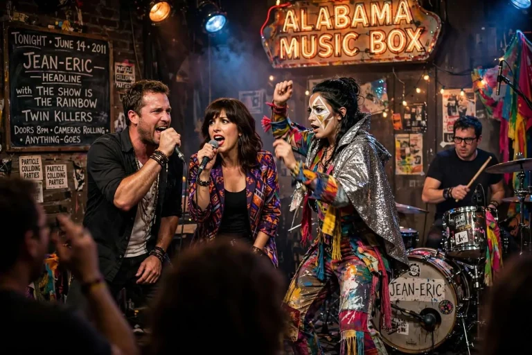 Illustration for the news story: New Orleans’ Jean-Eric Brings Its Anything-Goes Show to the Alabama Music Box
