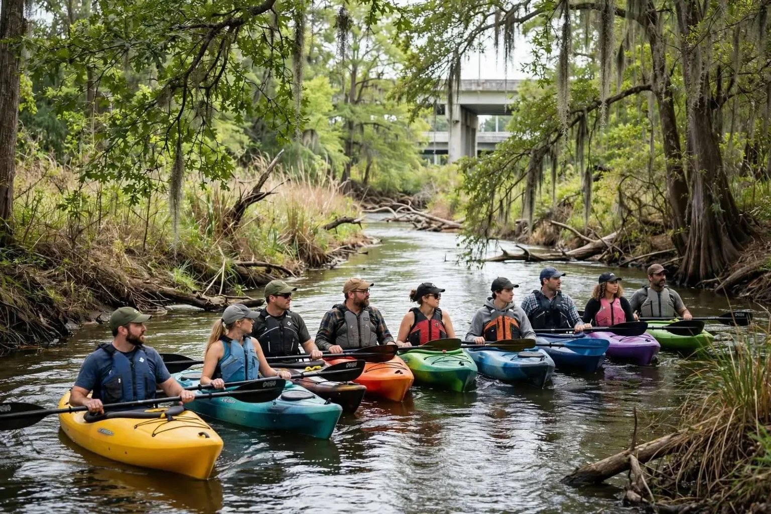 Illustration for the news story: Nine Paddlers Chart the Length of Three-Mile Creek — and Find a Restoration Worth Fighting For