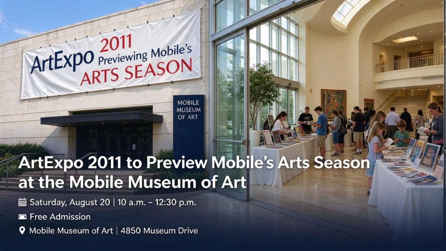 Illustration for the news story: ArtExpo 2011 to Preview Mobile’s Arts Season at the Mobile Museum of Art
