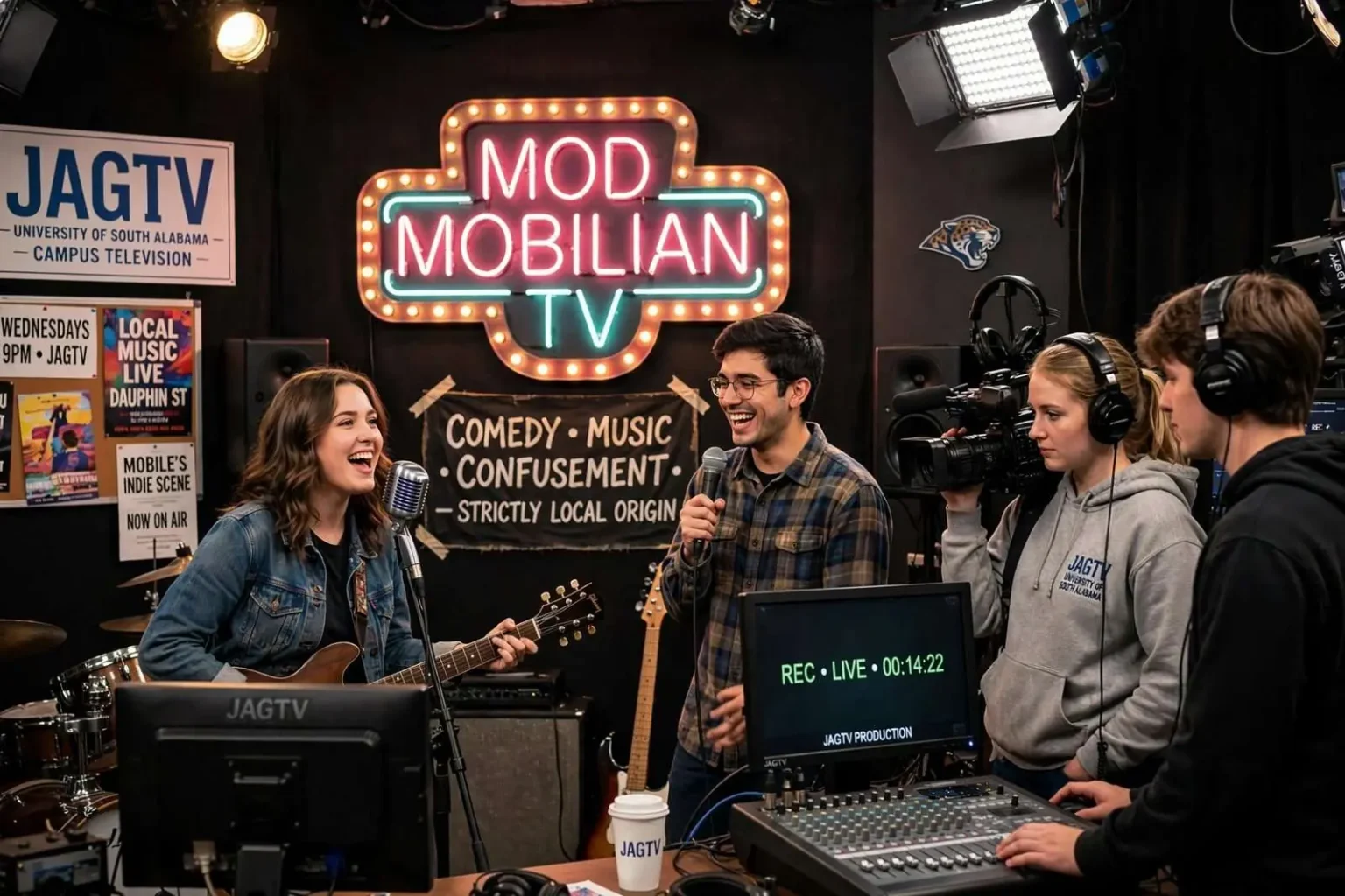 Illustration for the news story: Mod Mobilian TV Debuts on JagTV With Locally Made Music and Variety Programming