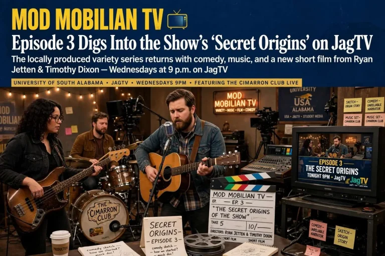 Illustration for the news story: Mod Mobilian TV Episode 3 Digs Into the Show’s ‘Secret Origins’ on JagTV