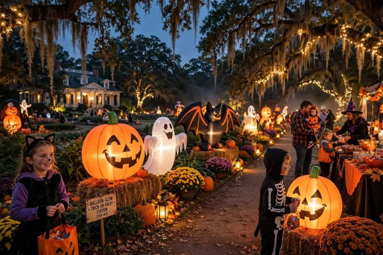 Illustration for the news story: Bellingrath Gardens Hosts 7th Annual Balloon Glow Halloween Celebration in Theodore