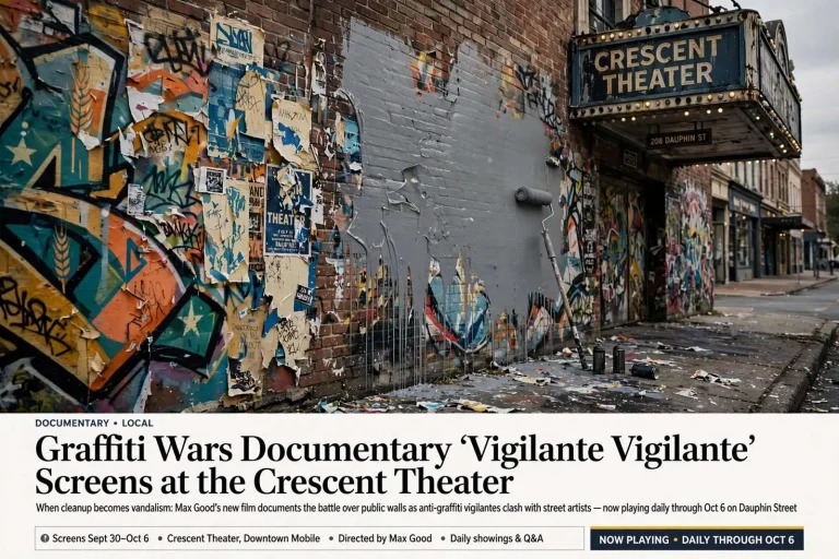 Illustration for the news story: Graffiti Wars Documentary ‘Vigilante Vigilante’ Screens at the Crescent Theater