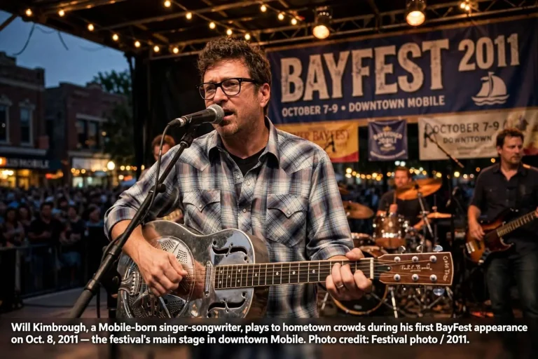 Illustration for the news story: Will Kimbrough Makes His BayFest Debut at the 2011 Festival