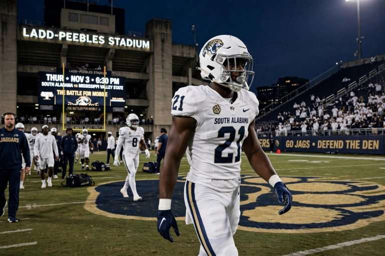 Illustration for the news story: South Alabama Simplifies Game Plan for Thursday Night Matchup With Mississippi Valley State