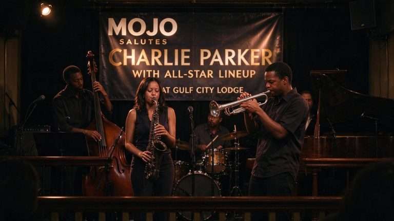 Illustration for the news story: MOJO Salutes Charlie Parker With All-Star Lineup at Gulf City Lodge