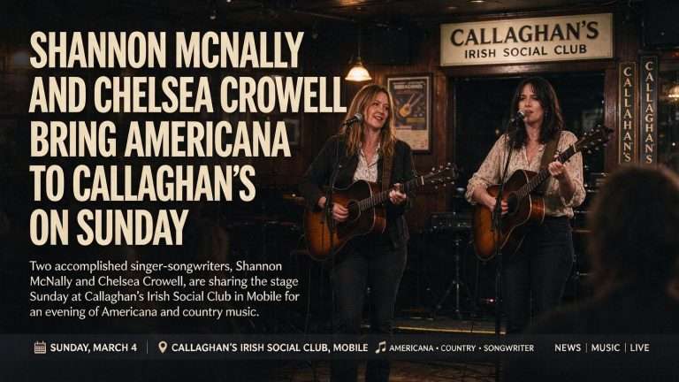 Illustration for the news story: Shannon McNally and Chelsea Crowell Bring Americana to Callaghan’s on Sunday