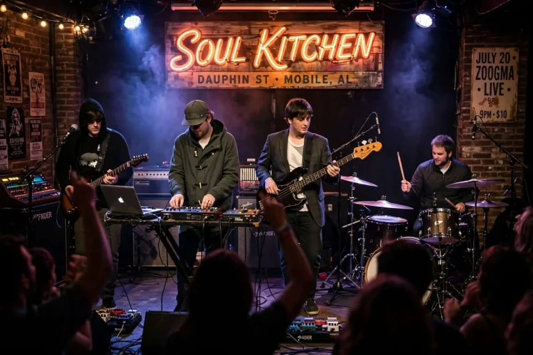 Illustration for the news story: Zoogma Brings Live Electronic-Rock to Soul Kitchen in Mobile (July 20, 2012)