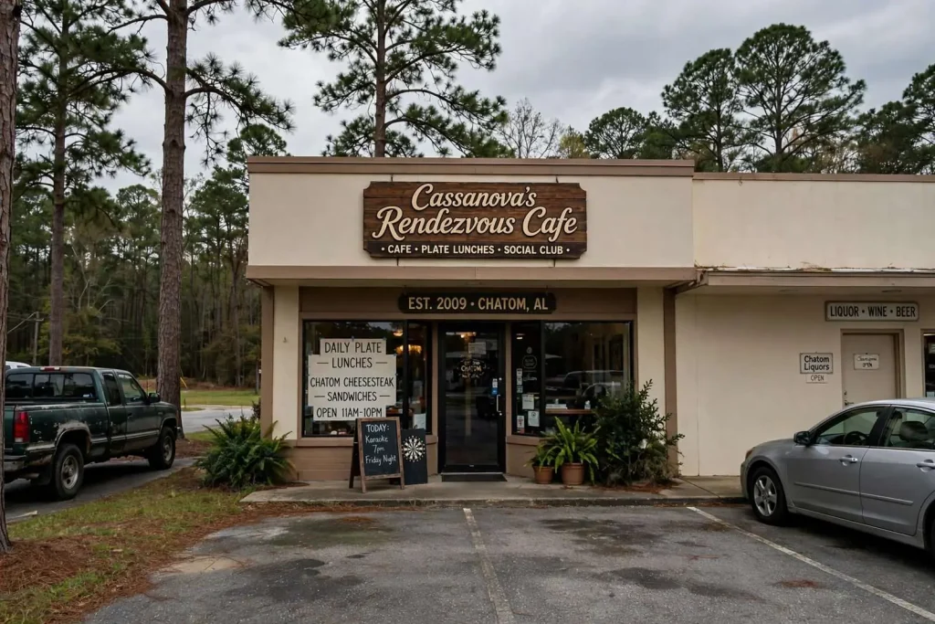 Illustration for the news story: Cassanova’s Rendezvous Cafe: Chatom’s First and Only Bar