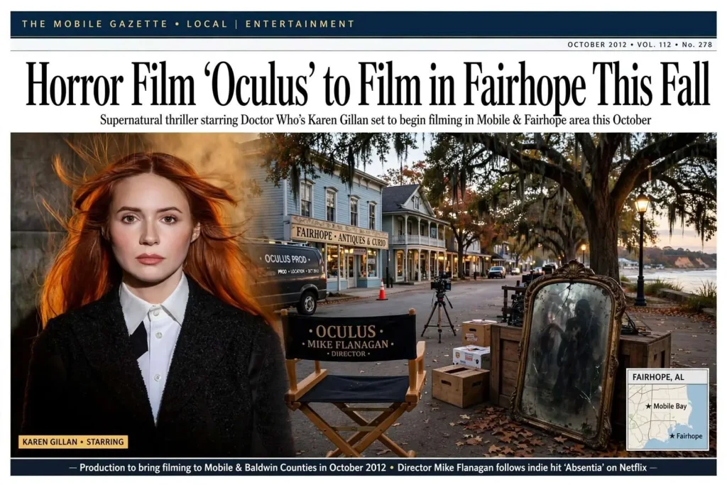 Illustration for the news story: Horror Film ‘Oculus’ to Film in Fairhope This Fall