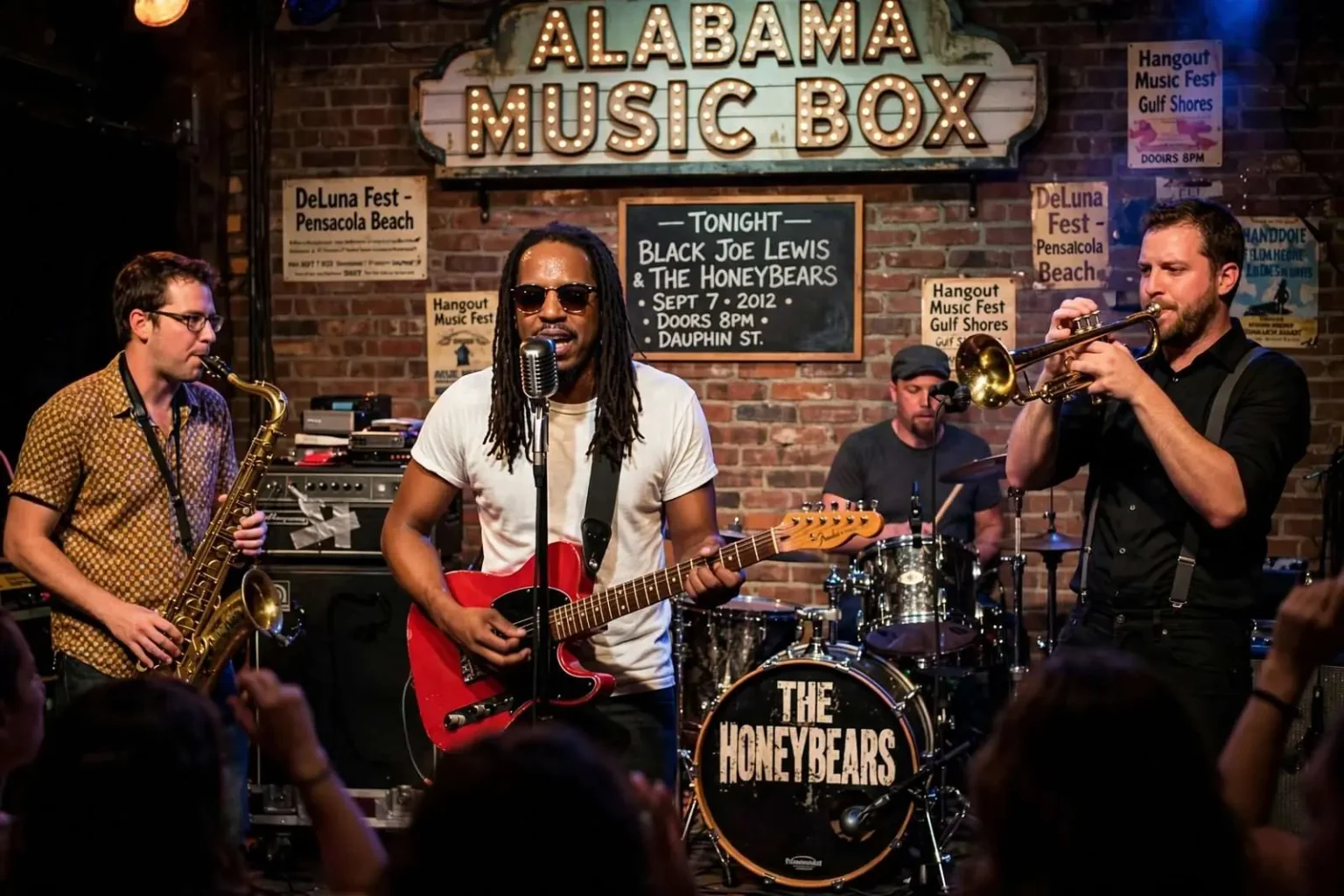 Illustration for the news story: Black Joe Lewis & The Honeybears Return to Alabama Music Box in Mobile (Sept. 7, 2012)