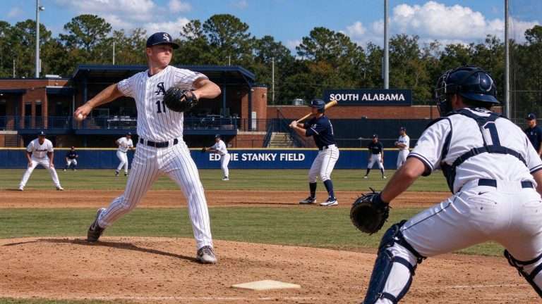 Illustration for the news story: South Alabama Baseball Opens Fall Practice Friday With Intrasquad Game at Eddie Stanky Field