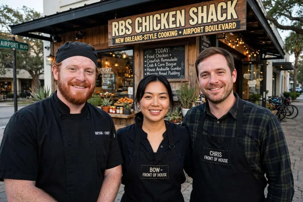 Illustration for the news story: RBS Chicken Shack Brings New Orleans-Style Cooking to Airport Boulevard