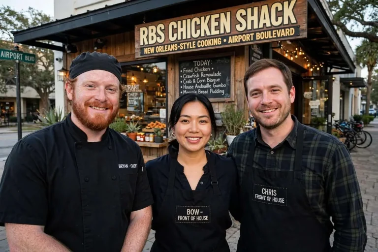 Illustration for the news story: RBS Chicken Shack Brings New Orleans-Style Cooking to Airport Boulevard