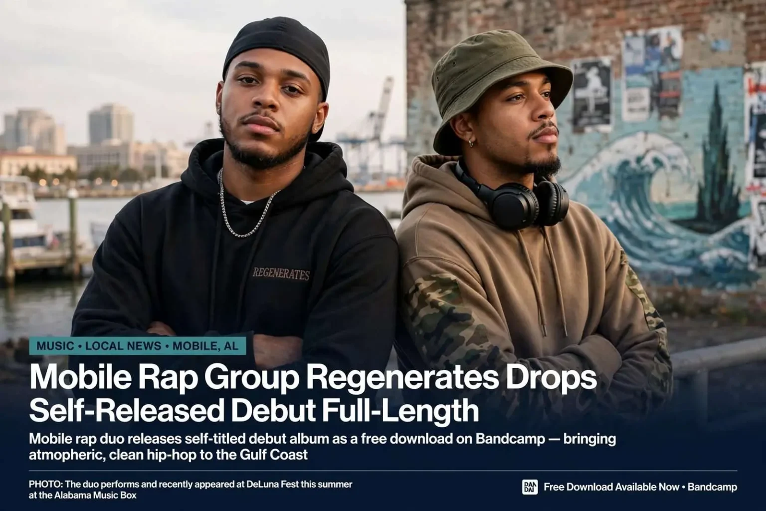 Illustration for the news story: Mobile Rap Group Regenerates Drops Self-Released Debut Full-Length