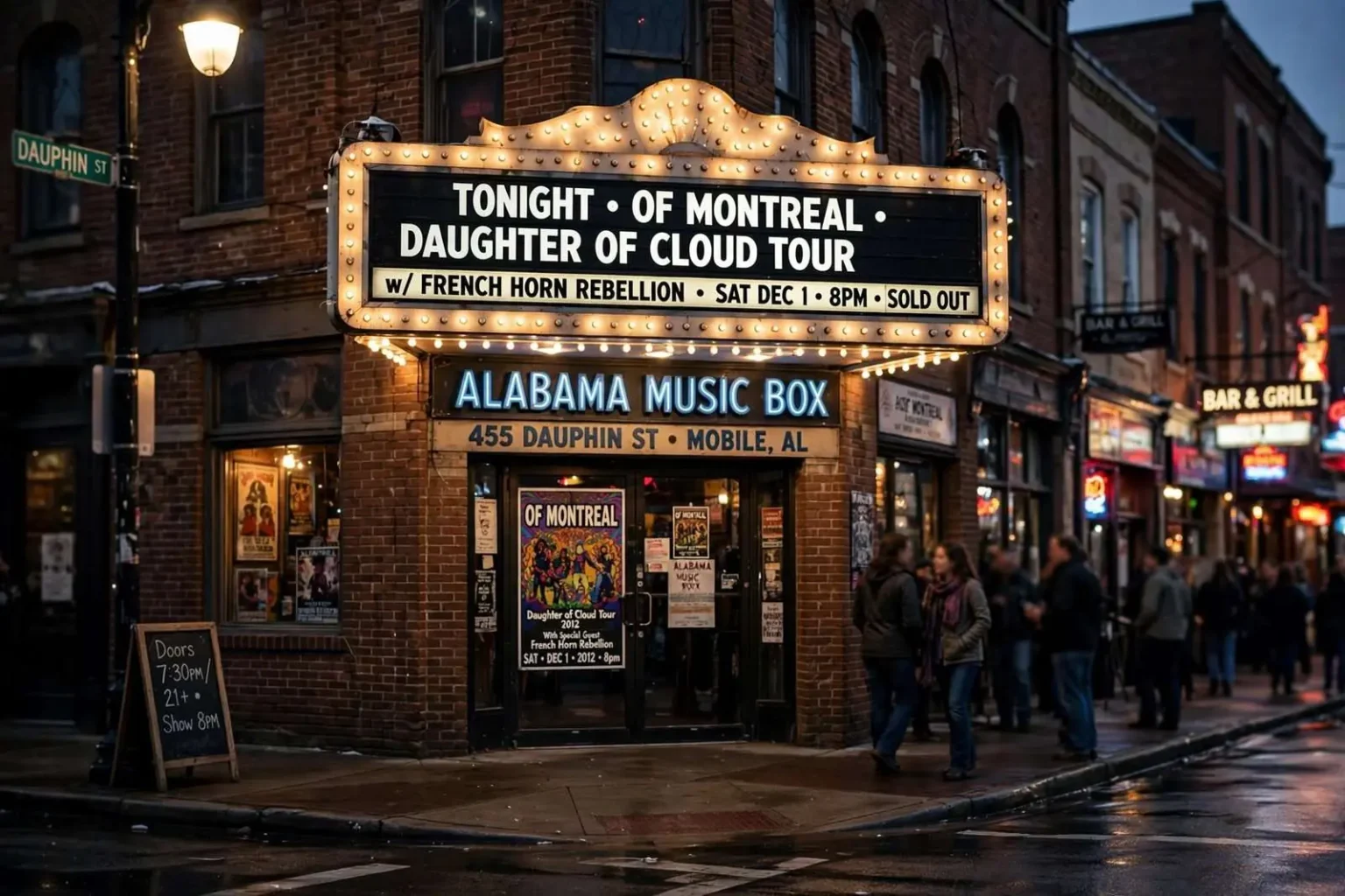 Illustration for the news story: Of Montreal Brings Daughter of Cloud Tour to Alabama Music Box in Mobile