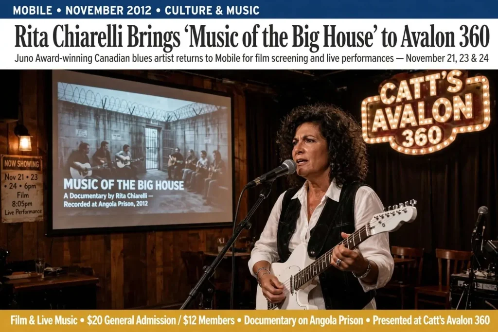 Illustration for the news story: Rita Chiarelli Brings ‘Music of the Big House’ to Avalon 360