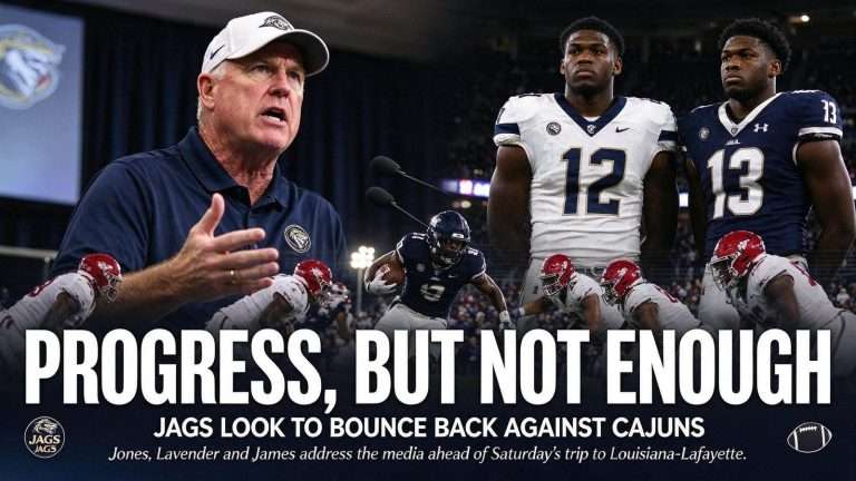 Illustration for the news story: Joey Jones Sees Progress After Middle Tennessee Loss, Warns of Louisiana-Lafayette QB Terrance Broadway