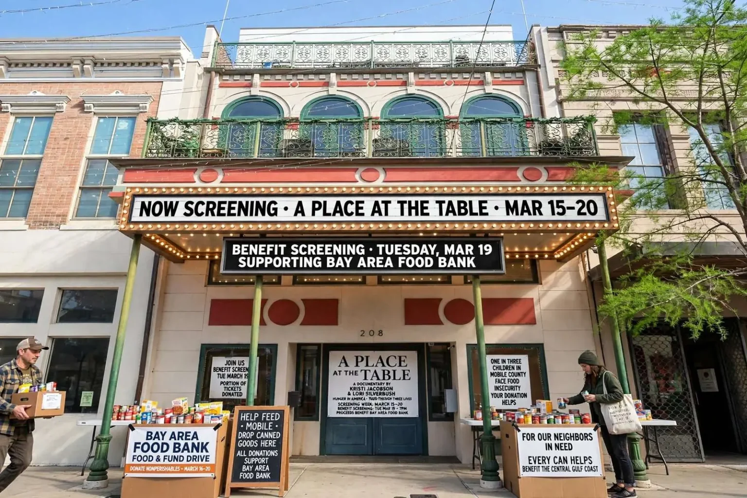 Illustration for the news story: Documentary ‘A Place at the Table’ Screens at the Crescent Theater to Benefit Bay Area Food Bank