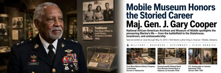 Illustration for the news story: Mobile Museum Honors the Storied Career of Maj. Gen. J. Gary Cooper