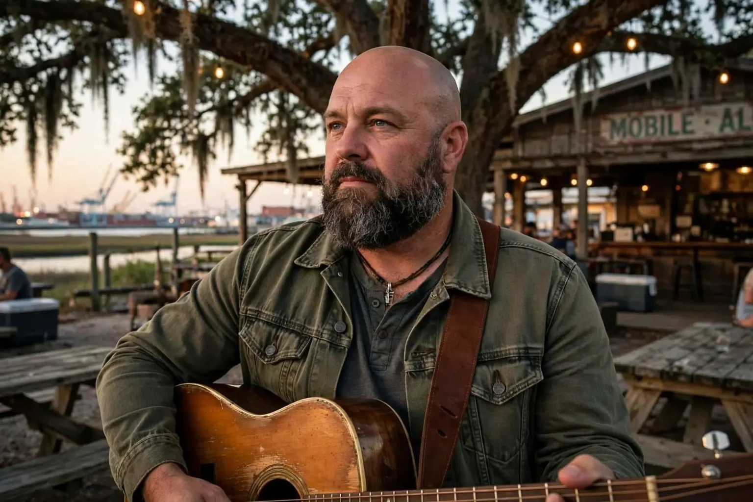 Illustration for the news story: Meet Mobile Musician Ryan Balthrop, a Storyteller of Gulf Coast Life