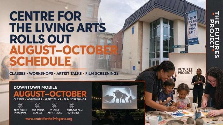 Illustration for the news story: Centre for the Living Arts Rolls Out Packed August-October Schedule in Downtown Mobile