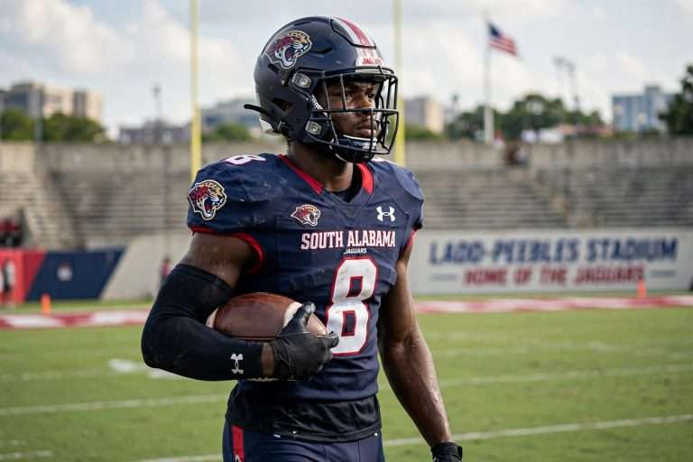 Illustration for the news story: NCAA Clears Former Alabama Receiver Danny Woodson Jr. To Play Immediately For South Alabama