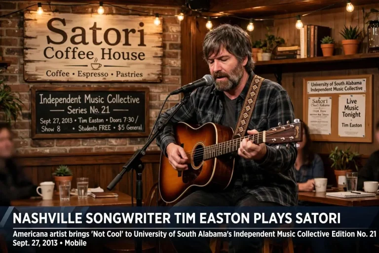 Illustration for the news story: Nashville Songwriter Tim Easton Plays Satori as USA’s Independent Music Collective Series Rolls On