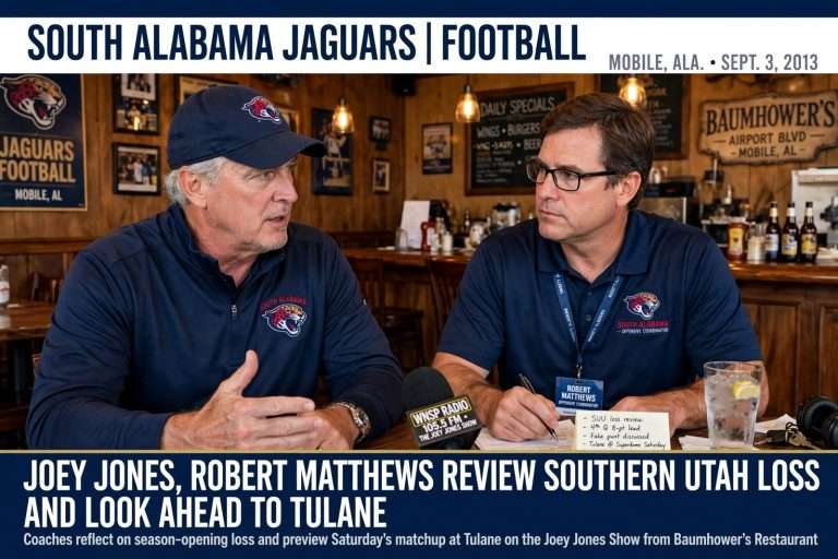 Illustration for the news story: Joey Jones, Robert Matthews Review Southern Utah Loss and Look Ahead to Tulane