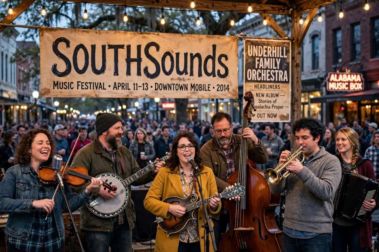 Illustration for the news story: Hometown Favorites Underhill Family Orchestra Return to Headline SouthSounds with New Material