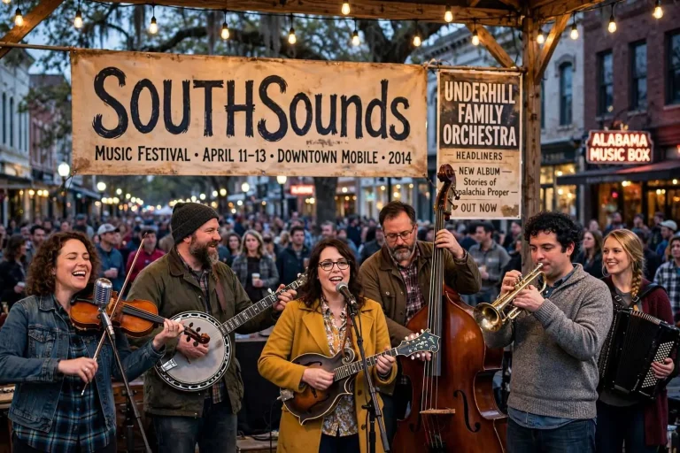 Illustration for the news story: Hometown Favorites Underhill Family Orchestra Return to Headline SouthSounds with New Material