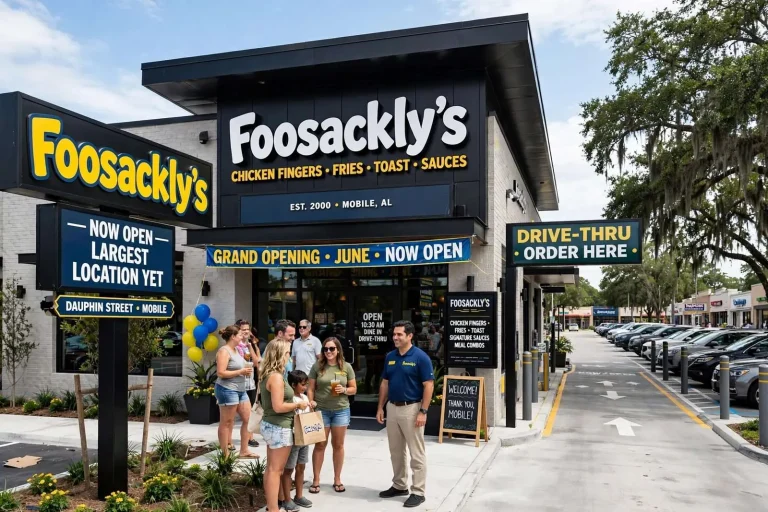 Illustration for the news story: Foosackly’s Opens Its Largest Location Yet on Dauphin Street in Mobile
