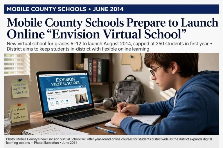 Illustration for the news story: Mobile County Schools Prepare to Launch Online ‘Envision Virtual School’