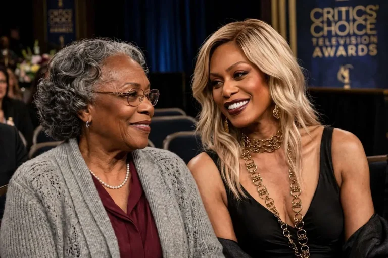 Illustration for the news story: Mobile Native Laverne Cox Rises to Hollywood Fame, With Her Mother Cheering Quietly From Home