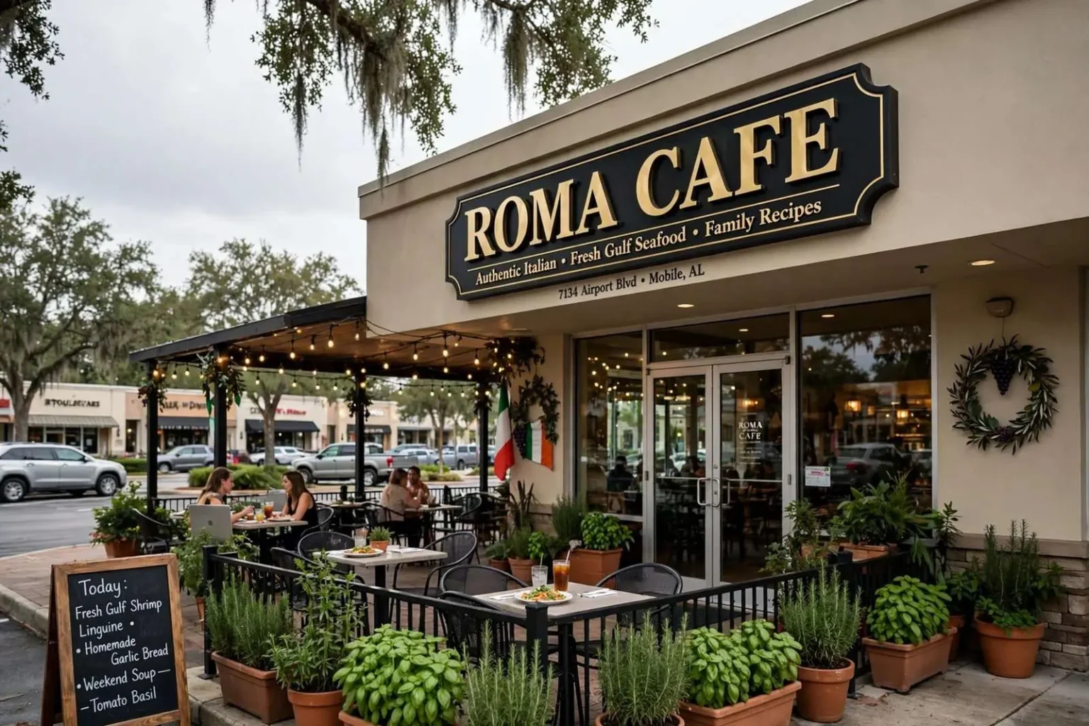 Illustration for the news story: Roma Cafe Brings Authentic Italian Flavors and Family Tradition to Airport Boulevard