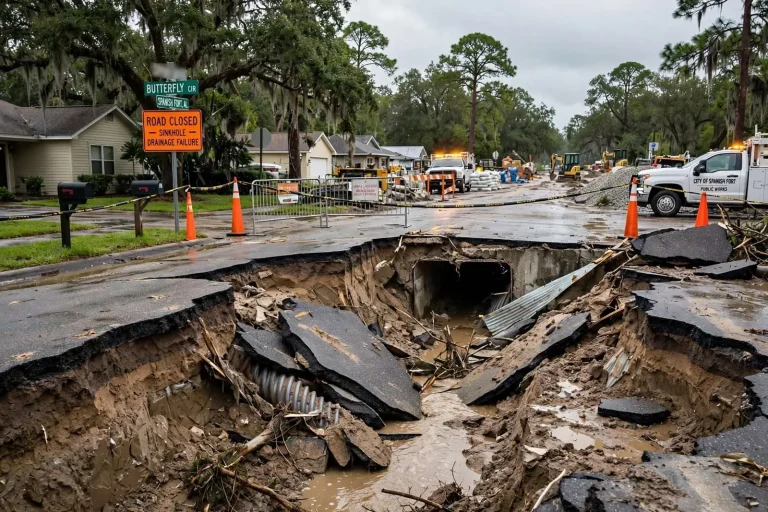 Illustration for the news story: Spanish Fort Advances $90,000 in Road and Drainage Repairs After Historic April Flood