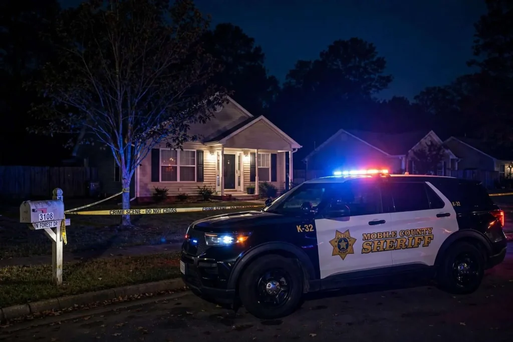 Illustration for the news story: Axis Man Shoots Neighbor During Backyard Confrontation, Then Calls 911 Himself
