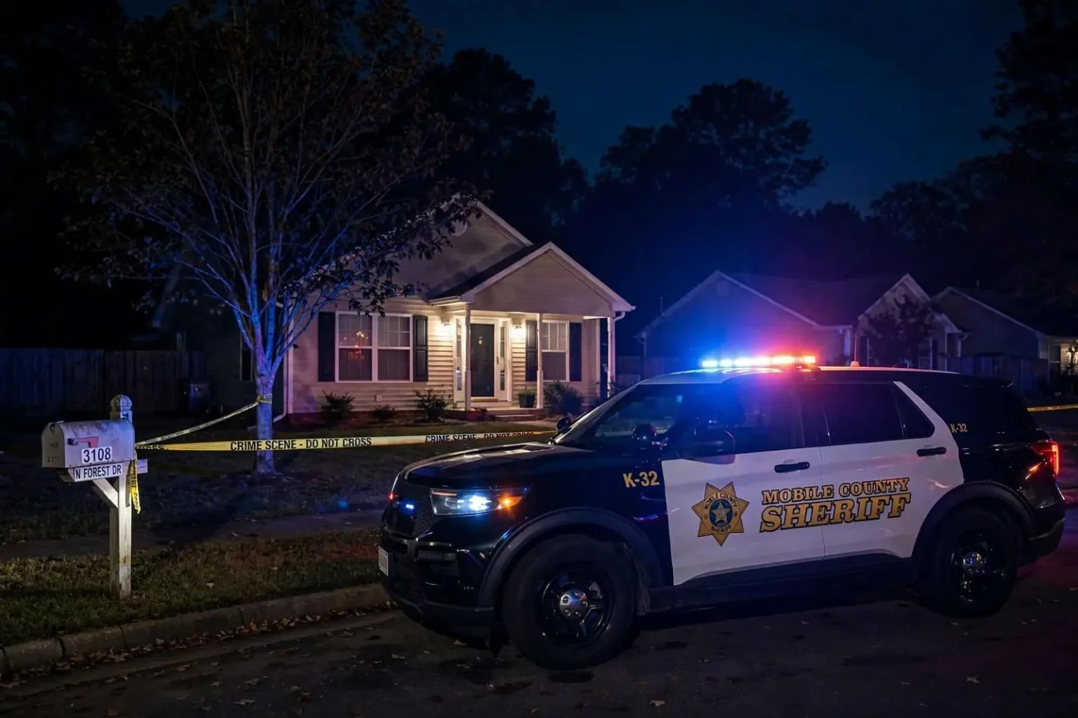 Illustration for the news story: Axis Man Shoots Neighbor During Backyard Confrontation, Then Calls 911 Himself