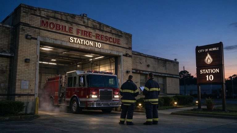 Illustration for the news story: Mobile Weighs $240,000 in Repairs to Keep Aging Fire Stations in Service