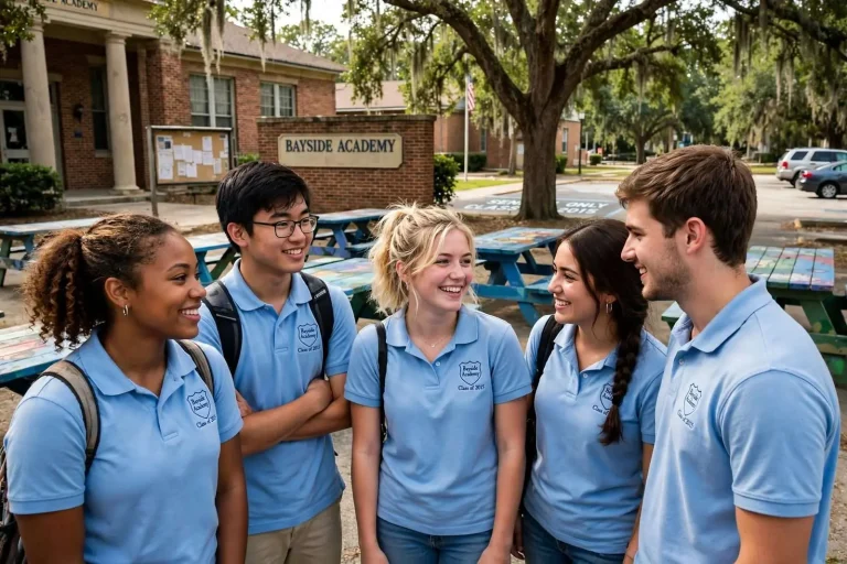 Illustration for the news story: Bayside Academy Seniors Reflect on Final First Day in Daphne