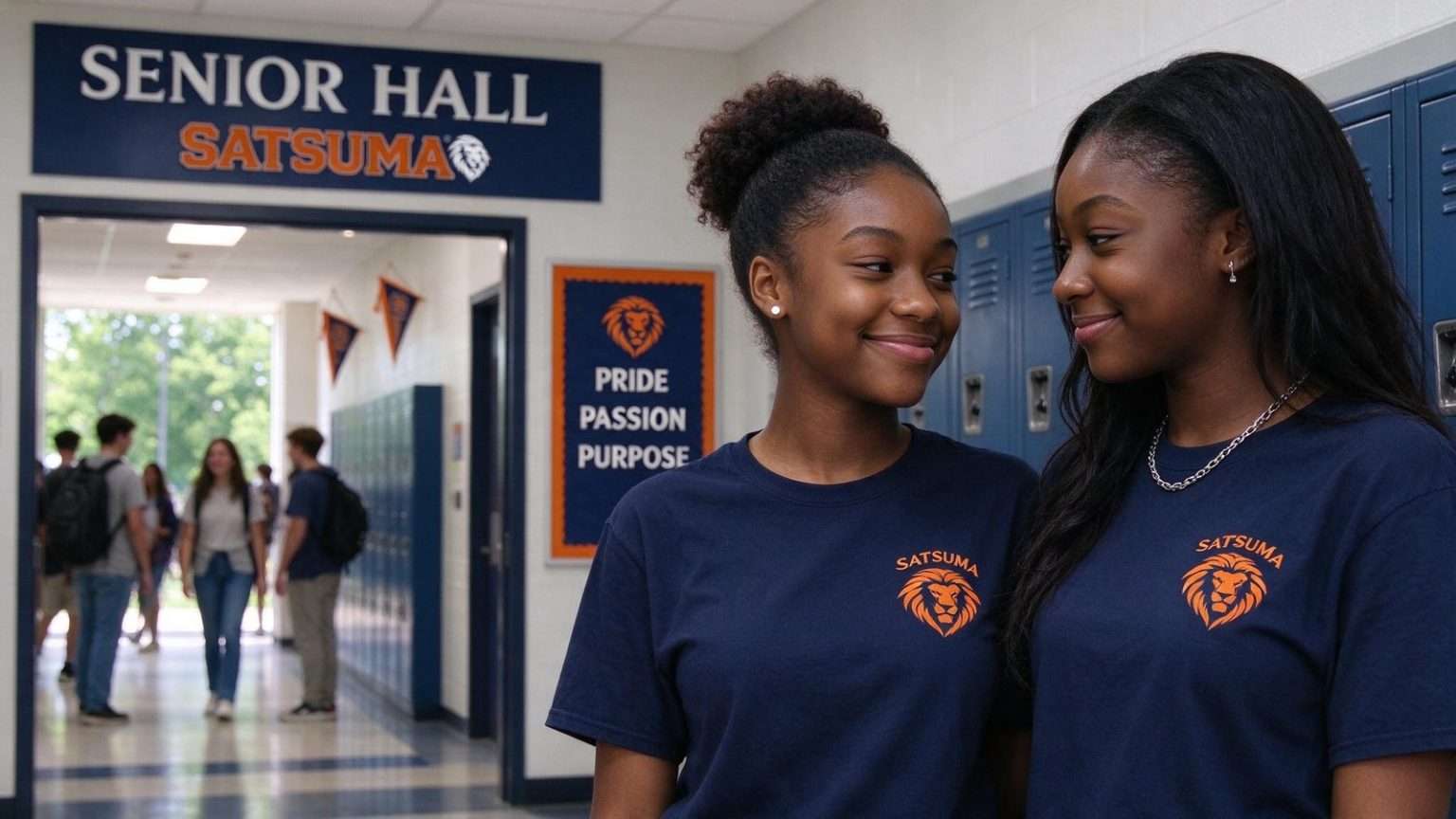 Illustration for the news story: Satsuma High Seniors Savor Bittersweet Final First Day
