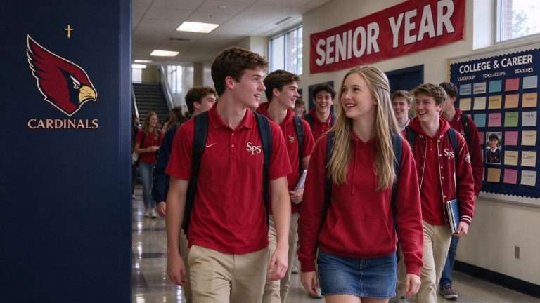 Illustration for the news story: St. Paul’s Episcopal Seniors Open Final Year With Eyes on What’s Next
