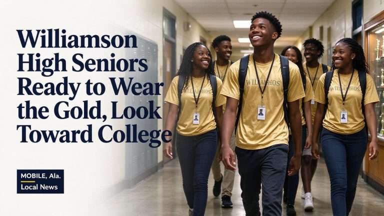 Illustration for the news story: Williamson High Seniors Ready to Wear the Gold, Look Toward College