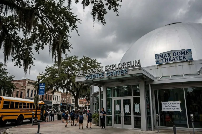 Illustration for the news story: Gulf Coast Exploreum Faces Funding Crisis After Losing City Support