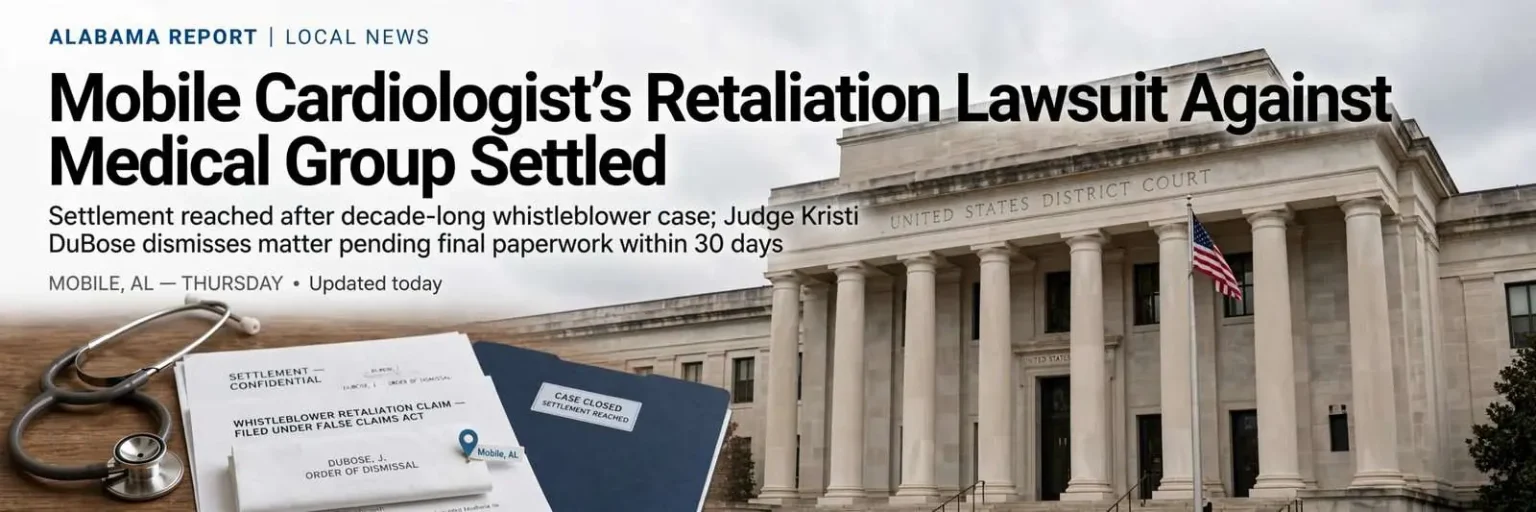 Illustration for the news story: Mobile Cardiologist’s Retaliation Lawsuit Against Medical Group Settled