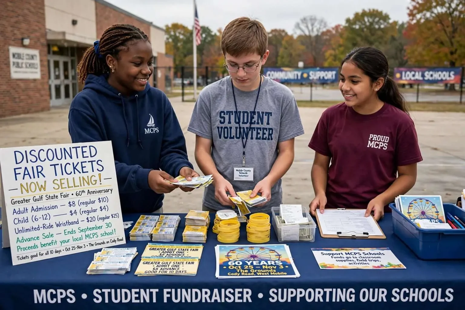 Illustration for the news story: Mobile County Students Sell Discounted Tickets to Greater Gulf State Fair